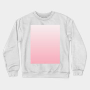 Pale Coral to French Rose Pink Ombre Fade Sunset Gradient Crewneck Sweatshirt